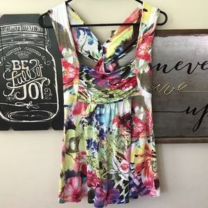 Boston Proper Floral Top